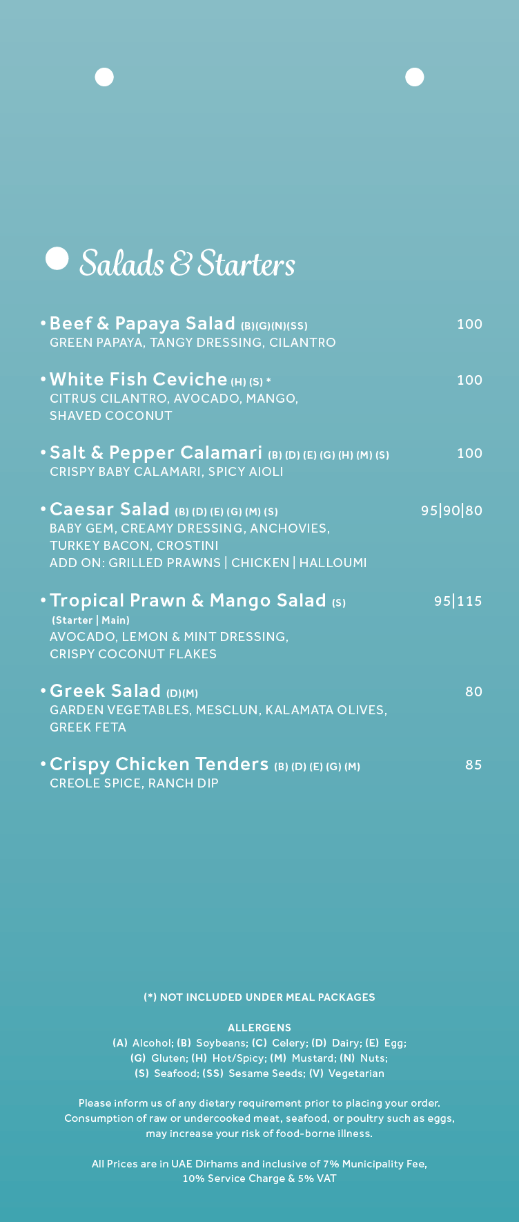 Menu Displays powered for Taj Exotica Resort & Spa by menumodo